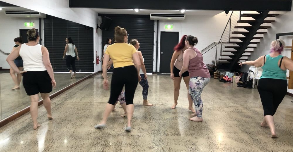 Burlesque dance class in Darwin