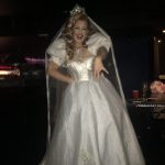 Mae de la Rue in Wedding Dress Costume at Burlesque Idol Sydney 2018